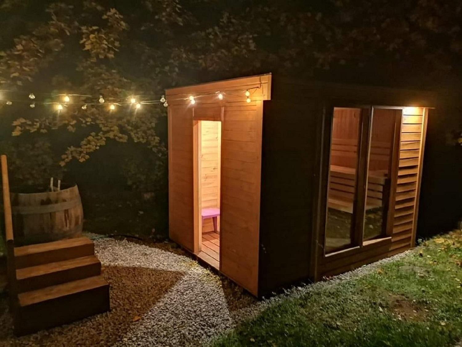 Dziki Zakatek Piskornia Dom Z Sauna Εξωτερικό φωτογραφία