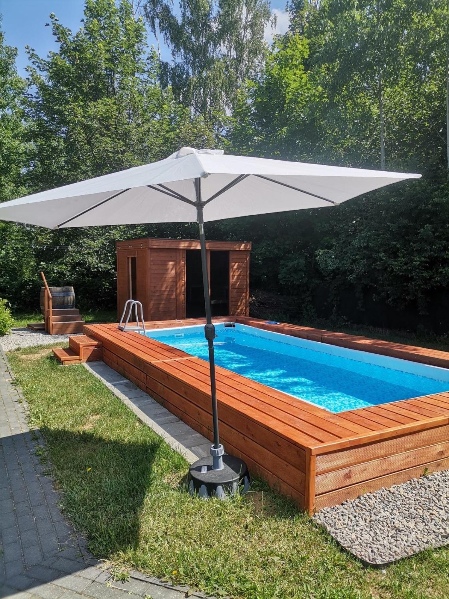 Dziki Zakatek Piskornia Dom Z Sauna Εξωτερικό φωτογραφία